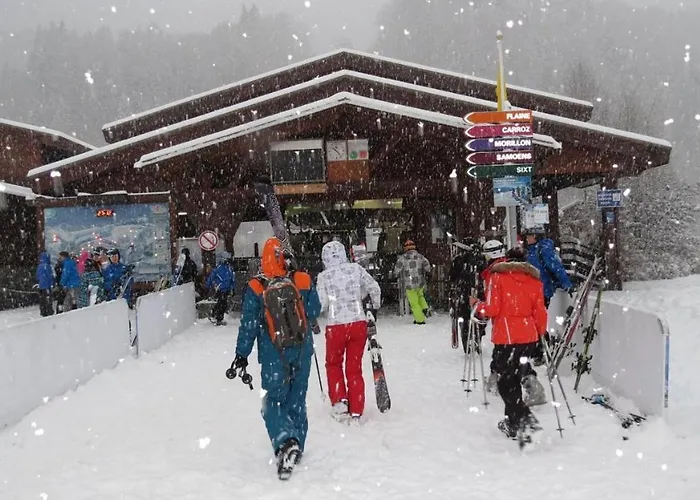 Charmant Mobilhome A 2 Pas Remontes Ski Samoens