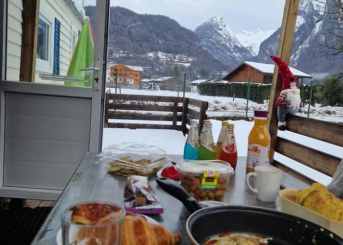 Charmant Mobilhome A 2 Pas Remontes Ski Samoens